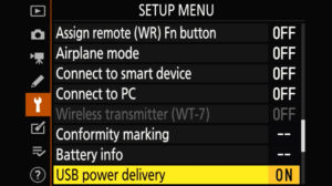 Z7 Ii Setup Menu Page 4