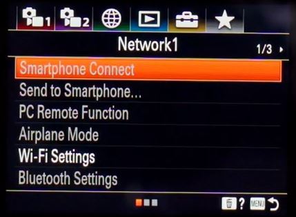 network menu