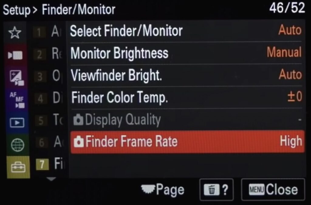 Sony A7 IV menu page46 large
