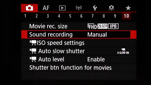 canon eos r7 menu setup menu 00 42 59