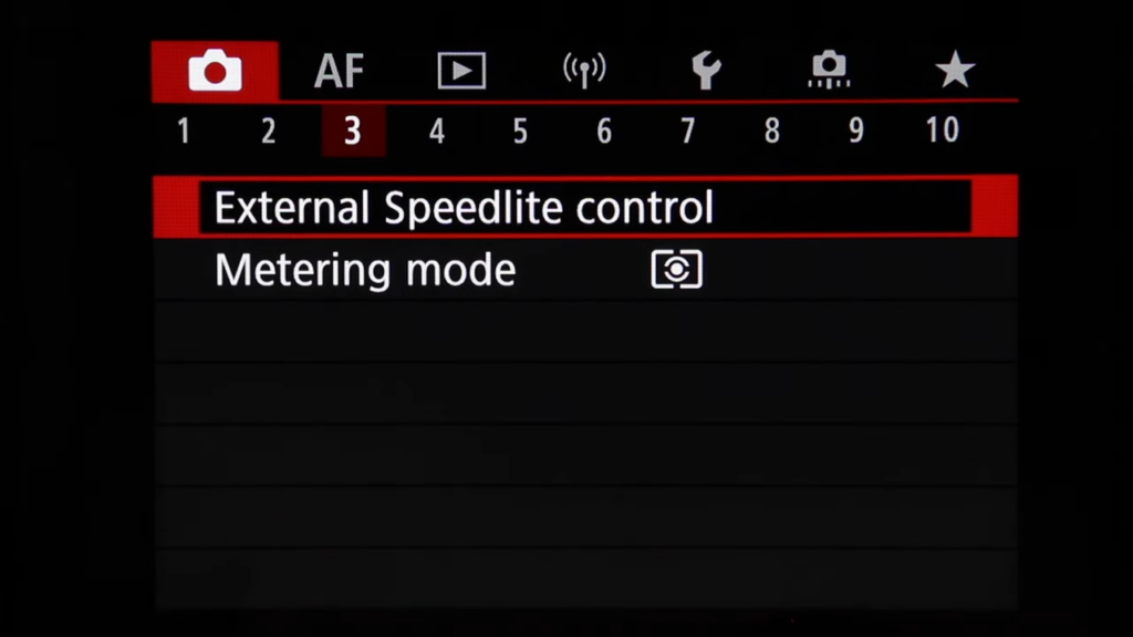 canon eos r7 menu setup part 100 10 05