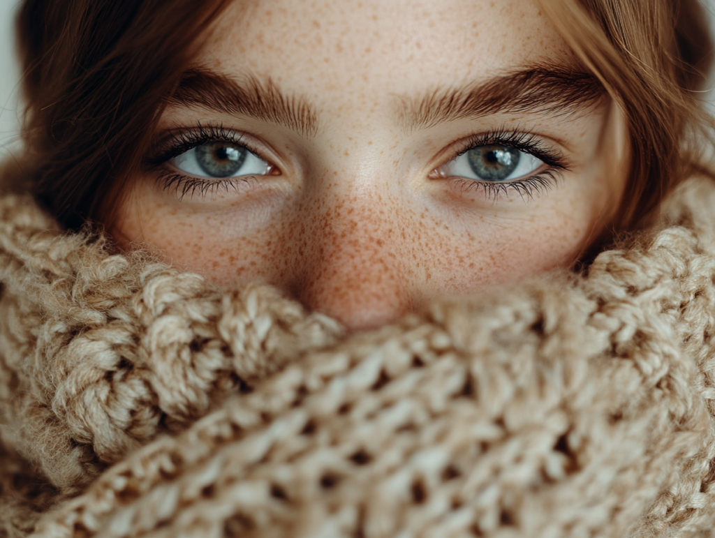  a close up portrait with single point autofocus