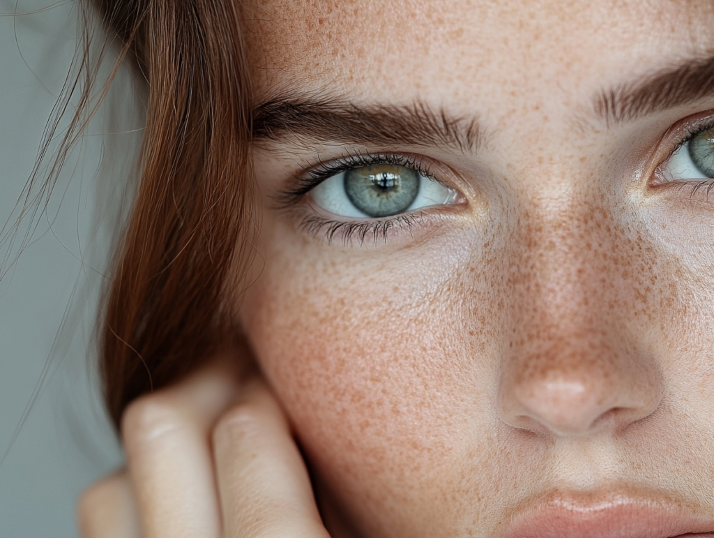  a sharp close up portrait with eye detection