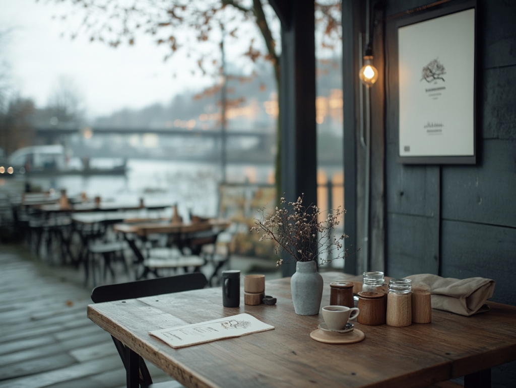 an indoor scene with mixed lighting 